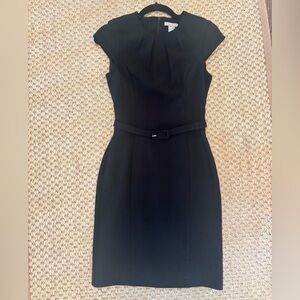 H&M Black Mini Dress with Belt